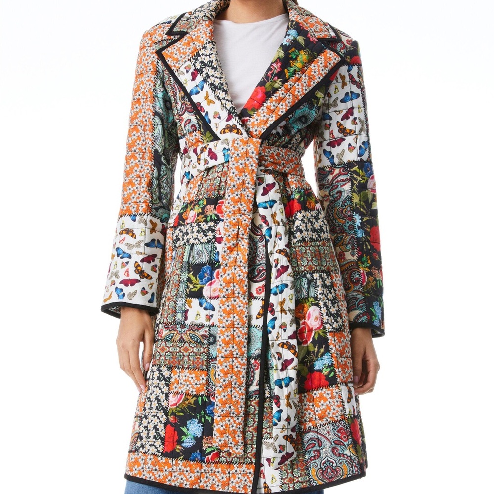 Alice + Olivia NWT Moya Quilted Jacket Size L
